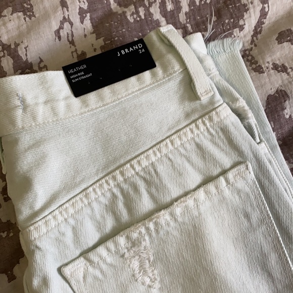 NWT J Brand Heather Hydrosphere Destruct High Rise - Picture 7 of 7